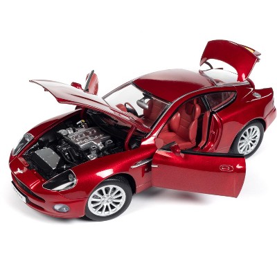 2005 Aston Martin V12 Vanquish Toro Red Mica Diecast Model Car
