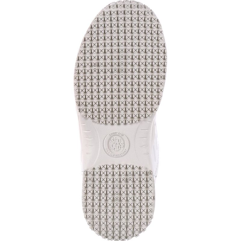 Women's SlipGrips Stride Slip-Resistant Work Athletic Shoe, SG7521, White, Size 9(Wide), 2 of 8