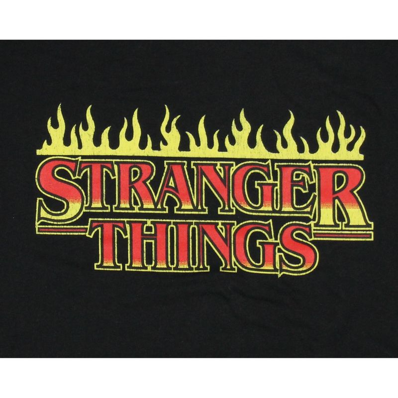 Strangers Things Girls' Youth Fire Logo Kids Graphic T Shirt, 2 of 4