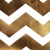 Design Imports Nonwoven Polyester Cube Chevron White/Gold Square 11X11X11 Set/2 - 2 of 4