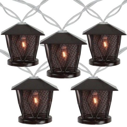 Northlight Set Of 10 Candle Lantern Summer Garden Patio Lights