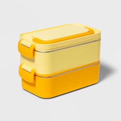 Stainless Steel Bento Box Yellow - Sun Squad&#8482;