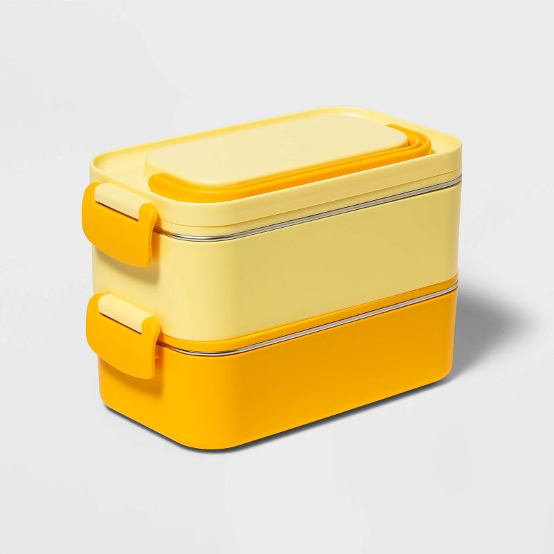 Stainless Steel Bento Box Yellow - Sun Squad&#8482;, 2 of 4