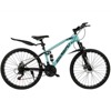 Topteng 26" Mountain Bike for Men Women, 21-Speed, Full Suspension Green - 2 of 4
