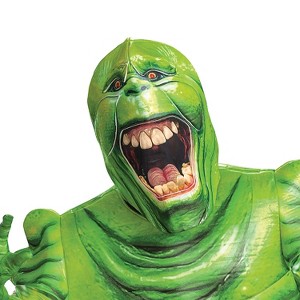 Disguise Adult Ghostbusters: Frozen Empire Slimer Costume - Size One Size Fits Most - Green - 1 of 3