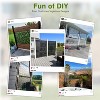 PexFix Outdoor Metal Privacy Screen Garden Fence Stripe Pattern Wall Applique - 2 of 4