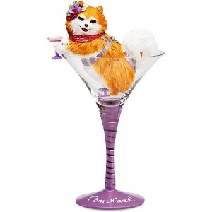 Pavilion Gift Company - Pomikaze - 9" Pomeranian in Glass - Decorative Objects - 1 of 3