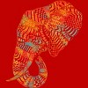 Men's Design By Humans Elephant (Majestic) By kase T-Shirt - 2 of 4