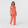 Wink Nova Women's Flex-n-Reach Shoulder Panel V-Neck Scrub Top - 3 of 4