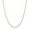 Black Bow Jewelry 1.7mm, 10k Yellow Gold, Singapore Chain Necklace - 3 of 4