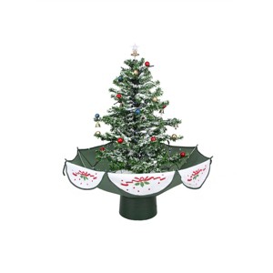Northlight 2.5' Pre-Lit Artificial Christmas Tree Musical Snowing - White LED Lights - 1 of 2