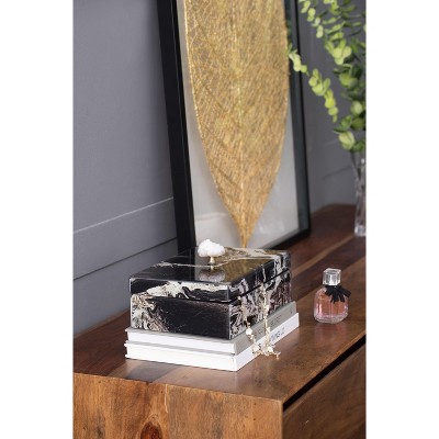 CAVINAS Jewelry Box Jewelry Organizer Case  Stackable Decorative Storage Boxes With Lids