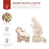 Best Choice Products 6ft Lighted Outdoor Nativity Scene, Yard Decoration w/ 190 LED Lights, Stakes, Zip Ties - 4 of 4