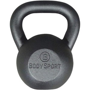 BodySport Cast Iron Kettlebells – Strength Training Kettlebell for Weightlifting, Core Training, & Conditioning - 1 of 4