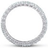 Pompeii3 1ct Diamond Eternity Ring 14k White Gold - 2 of 4