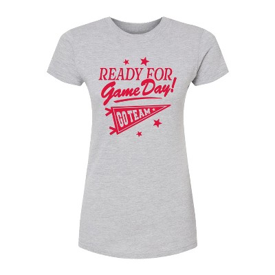 Women's - Instant Message - Ready For Game Day Fitted Graphic T-Shirt