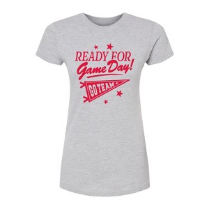 Women's - Instant Message - Ready For Game Day Fitted Graphic T-Shirt - 1 of 3