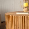 CAVINAS Coffee Table, Wooden Coffee Table with Relief Design, Modern Tea Table for Living Room, Office, Bedroom - 4 of 4