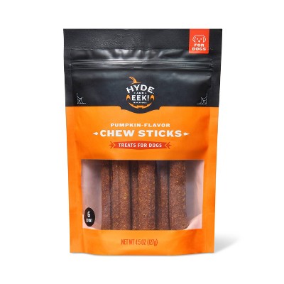 Halloween Chew Sticks Pumpkin and Chicken Flavor Dog Treats - Hyde and EEK! Boutique™ 4.5oz