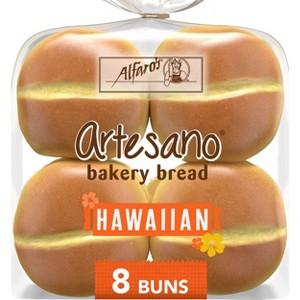 Alfaro's Artesano Hawaiian Bakery Buns - 19oz/8ct - 1 of 4