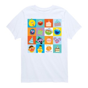 Boys' - Sesame Street - Birthday Time To Party Short Sleeve Graphic T-Shirt - 1 of 4