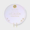 14K Gold Dipped Cubic Zirconia Stud and Hoop Earring Set 3pc - 2 of 3