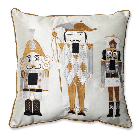 Nutcracker Christmas Indoor Woven Decorative Pillow