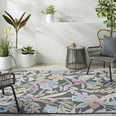 Hauteloom Vicky Floral Outdoor Area Rug