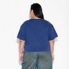 Women's Stitch Ohana Short Sleeve Graphic Skimmer T-Shirt - Navy Blue - 3 of 3