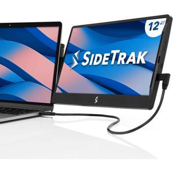 SideTrak Swivel 12.5" Attachable Portable Monitor for Laptop - IPS Full HD 1920x1080 USB Display - Black