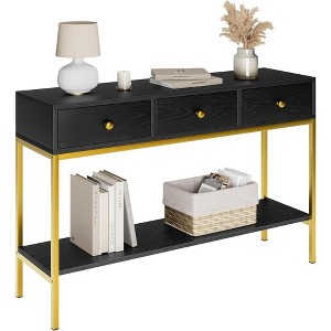 Console Table with 3 Drawers - 1 of 4