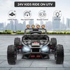 24V Ride on Car for Kids, Electric Car with Remote Control, Single Seater Kid Electric Ride on Toys with Bluetooth - 4 of 4