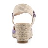 Journee Collection Womens Ashlyn Wedge Heel Espadrille Sandals - 3 of 4