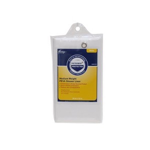 Kenney 72 in. H X 70 in. W White Shower Curtain Liner PEVA 4.8 Gauge Mediumweight - 1 of 1