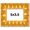 PosterPalooza | 5x3.5 Bamboo Picture Frame, UV Acrylic, 4 Finishes - Brown, Black, Gold, and Natural - 2 of 4