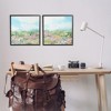 Stupell Industries Abstract Cottage Meadow 2pc Framed Giclee Art Set, Black, 17" x 17" - 2 of 4