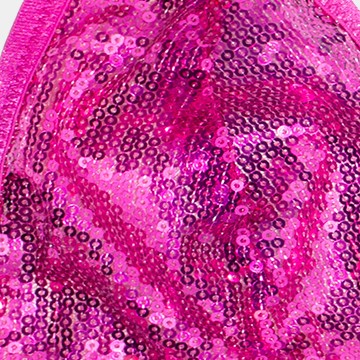 metallic pink sequin