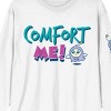 Tamagotchi Comfort Me Crew Neck Long Sleeve White Adult Tee - 2 of 4