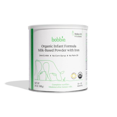Bobbie Baby Organic Powder Infant Formula - 24oz