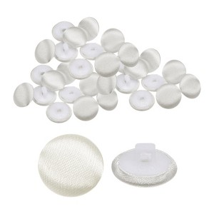 Unique Bargains Bridal Wedding Dress Suit DIY Satin Shiny Sewing Buttons 30 Pcs - 1 of 4