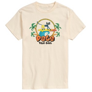 Men's - Pete the Cat - Retro Surf Short Sleeve Graphic T-Shirt - 1 of 3