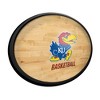 College Basketball Hardwood Design Oval Slimline Lighted Wall Sign - 2 of 4
