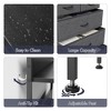 5-Drawer Cabinet with Iron, MDF, PB, and Non-Woven Fabric - Easy to Clean, Large Capacity, Anti-Tip Kit, Dustable Feet, Drawer Organizers - 4 of 4