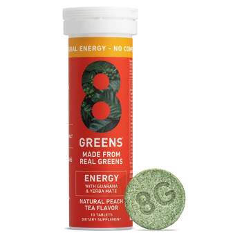 8Greens Mega Energy Single Functional Tube Dietary Supplement - 1.7oz