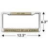 University of La Verne Full Size Standard License Plate Metal Frame - 4 of 4