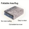 Garvee Large Modern Abstract Area Rug,Non Slip Rug Low Pile Thin Rug Soft Non Shedding Floor Carpet,Stain Resistant Rug(Blue+Grey/Green+Yellow+Gray) - 4 of 4