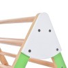 INFURNIC Baby Activity Gyms Wooden Climbing Triangle with Ramp and Rocker for Kids Playroom, Multicolored, 90"*31.5"*32" - 2 of 4