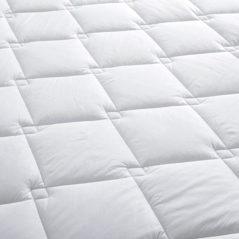 Peace Nest Quilted Fitted Mattress Pad, Elastic Stretches up to 18 Inches Deep, Pillow Top Mattress Cover, 3 of 8