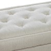 Kumasinova Storage Bench with Solid Wood Legs,Entryway Benche with Tufted Top,40.75" End of Bed Storage Bench for Bedroom,Living Room - 4 of 4