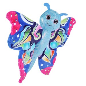 Wild Republic Huggers Colorful Butterfly Stuffed Animal, 8 Inches - 1 of 1